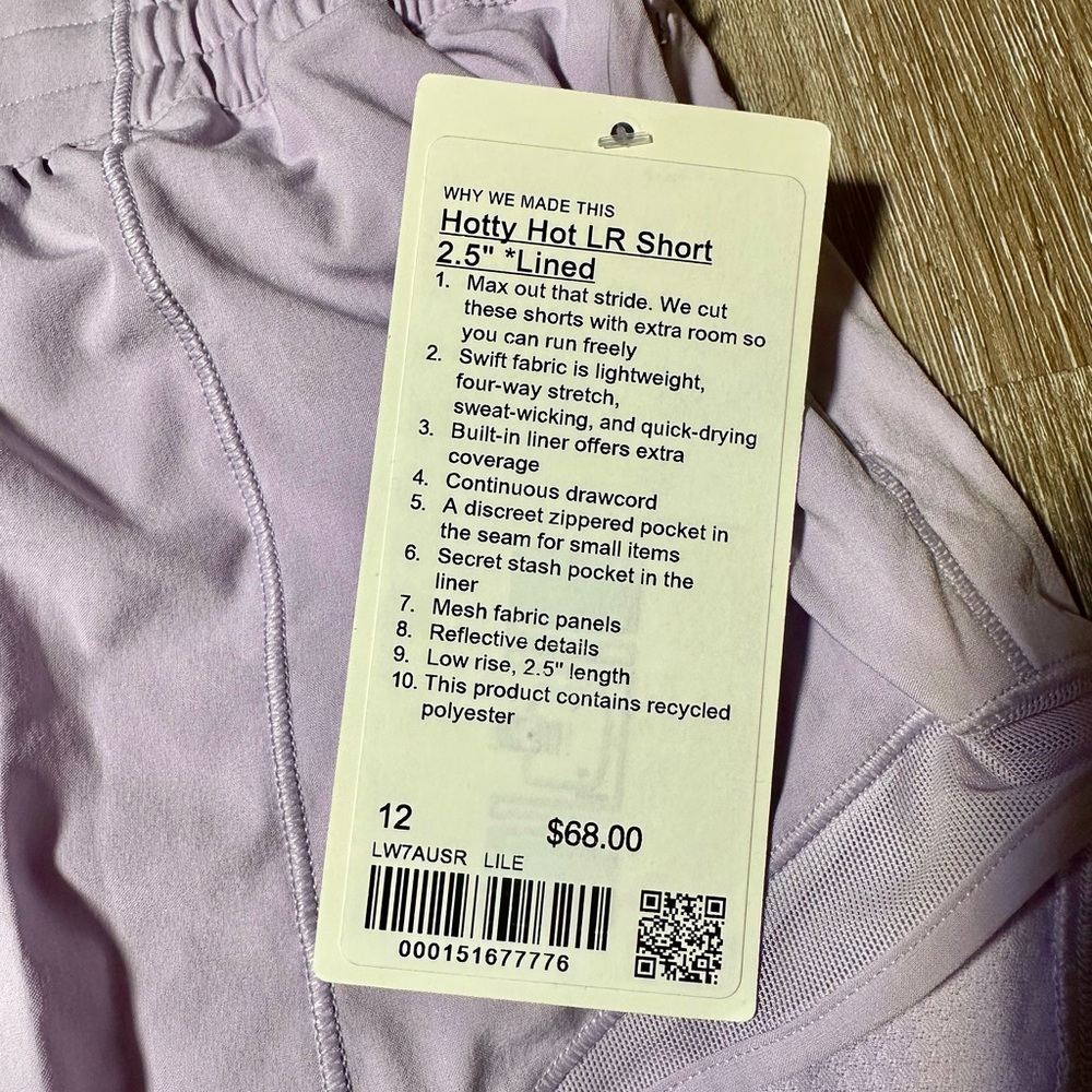 Lululemon Hotty Hot Low Rise Lined Short 2.5” - Picture 7 of 7